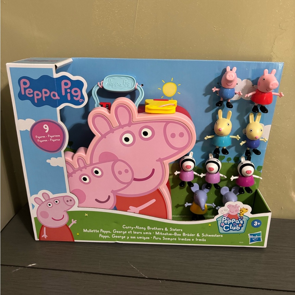 Peppa Pig Playful Friends Set with Pink and Blue
